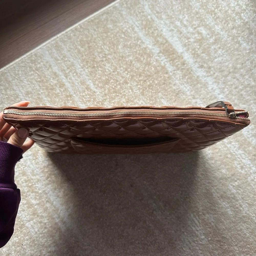 Elegant Brown Quilted Women's Bag